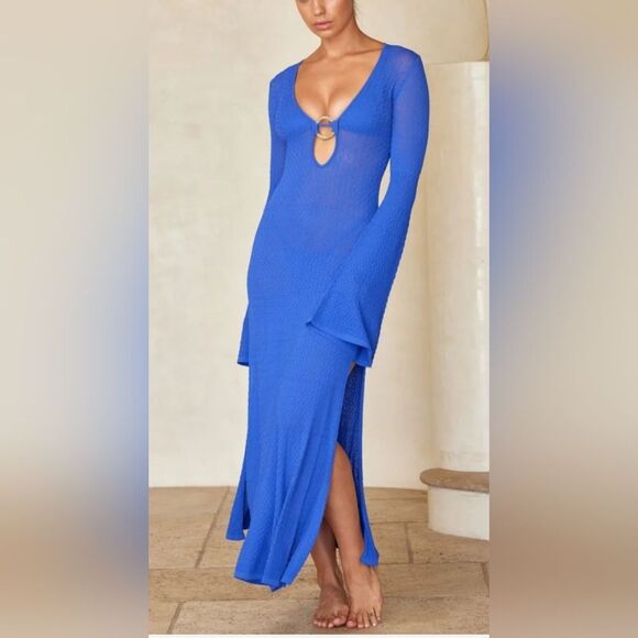 Monday Swimwear Other - NWT Monday Swimwear Montego Blue Swim Coverup Size M